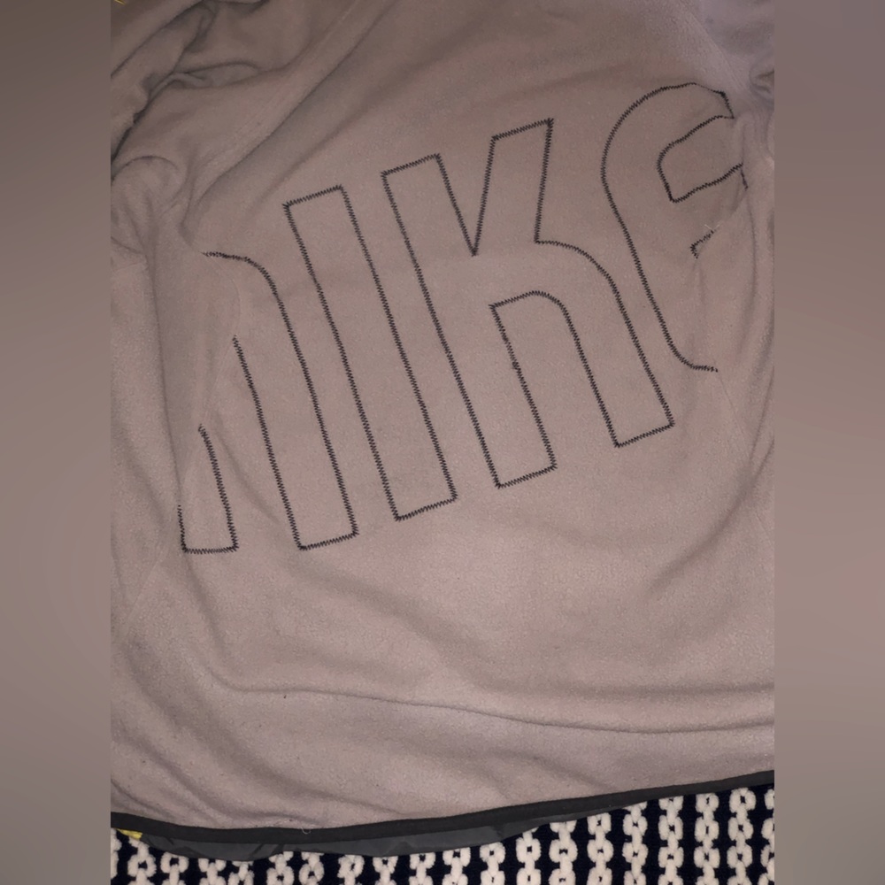 Nike Reversible Jacket Size Large Gray/Yellow used in good condition